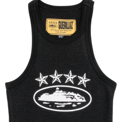 Corteiz 4Starz Alcatraz Womens Tank Top Black